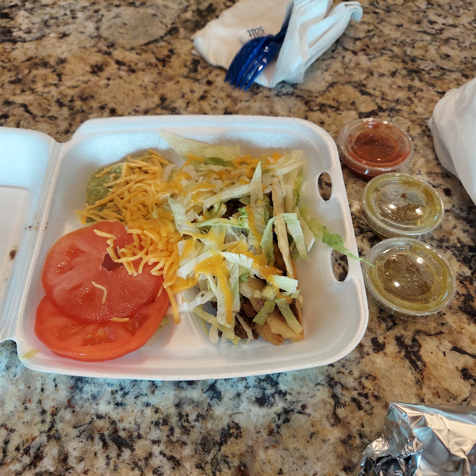 Martine's Tacos & Burgers food